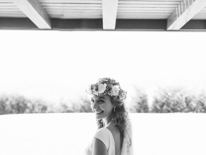 Novia en boda en Oviedo Asturias Oliveira foto fotografo de bodas